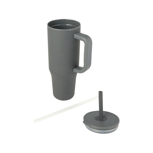 Brady термостакан с силиконовой трубочкой, 900 мл, сертифицированный согласно RCS- Серый
