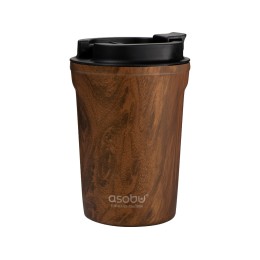 Термокружка CAFe COMPACT, 380 мл, wood