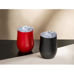 Вакуумная термокружка "Sense", непротекаемая крышка, черный