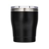 Вакуумная термокружка c керамическим покрытием "Rodos", непротекаемая крышка, 350 мл, черный