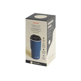 Вакуумная термокружка с  керамическим покрытием «Pick-Up», 650 мл, синий