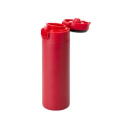 Вакуумная термокружка Waterline с медной изоляцией «Bravo», 400 мл, тубус, красный