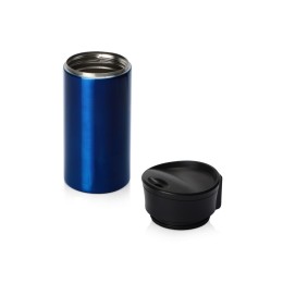 Вакуумная термокружка с кнопкой Upgrade, Waterline, тубус, темно-синий