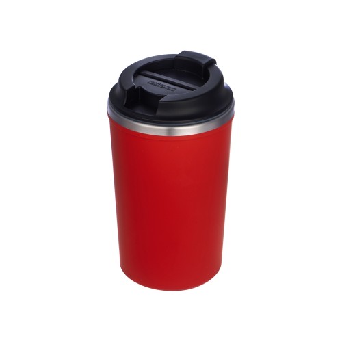 Герметичная термокружка на присоске "Kick", 350 мл, красный