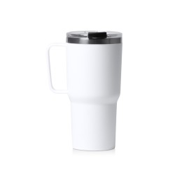 Термокружка «Кенчер» с двойными стенками из нержавеющей стали 304 и полипропилена, белый