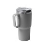 Термокружка «Кенчер» с двойными стенками из нержавеющей стали 304 и полипропилена, серый