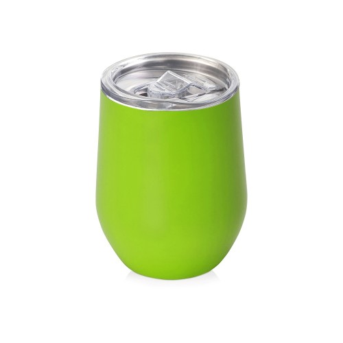 Вакуумная термокружка "Sense", непротекаемая крышка, зеленое яблоко