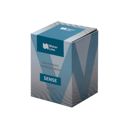 Вакуумная термокружка "Sense", непротекаемая крышка, белый