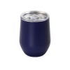 Вакуумная термокружка "Sense", непротекаемая крышка, крафтовая упаковка, темно-синий