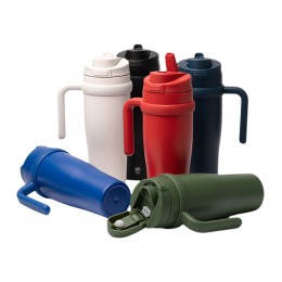 Термокружка KALAM/КАЛАМ с двойными стенками, черный