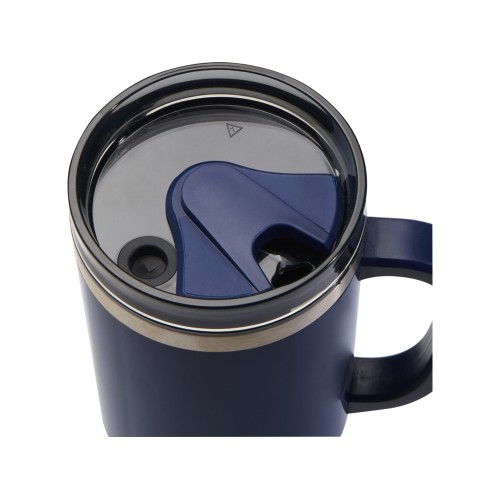 Melbourne кружка 1200 мл, сертифицированная согласно RCS, с соломинкой - Темно - синий