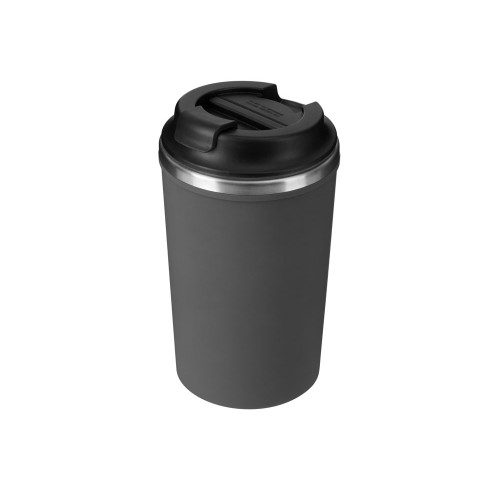 Герметичная термокружка на присоске "Kick", 350 мл, серый