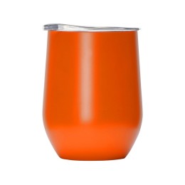 Вакуумная термокружка "Sense", непротекаемая крышка, крафтовая упаковка, оранжевый