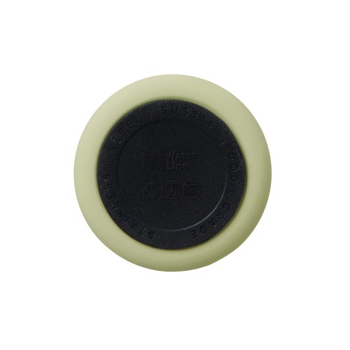 Вакуумная термокружка Waterline c кнопкой «Guard», 400 мл, тубус, оливковый