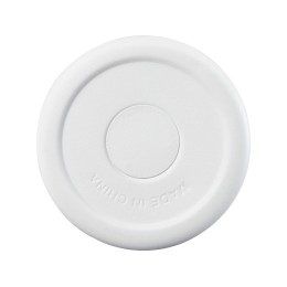 Sydney медная кружка с двойными стенками, сертифицированная согласно RCS, с вакуумной изоляцией и соломинкой, 1200 мл - Белый