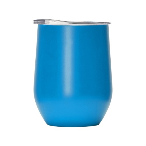 Вакуумная термокружка "Sense", непротекаемая крышка, голубой