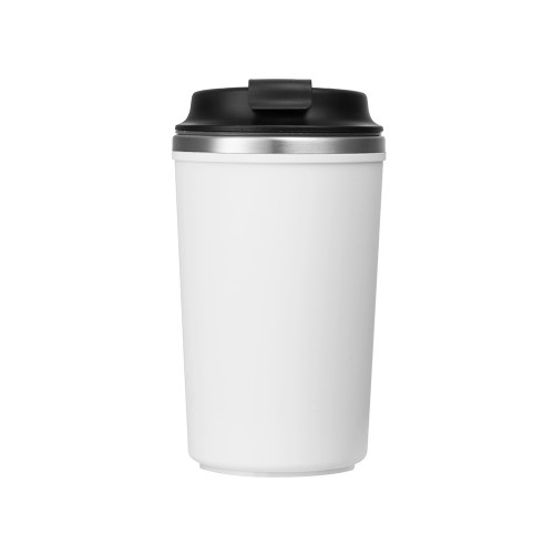 Герметичная термокружка на присоске "Kick", 350 мл, белый