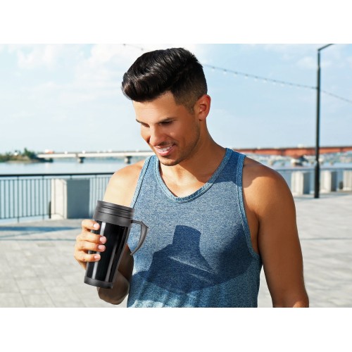 Кружка с термоизоляцией "Silence" 350мл, черный