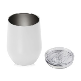 Вакуумная термокружка "Sense", непротекаемая крышка, белый