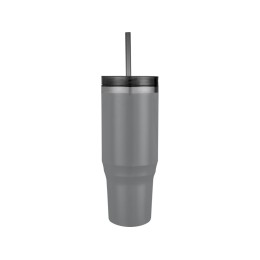 Melbourne кружка 1200 мл, сертифицированная согласно RCS, с соломинкой - Серый