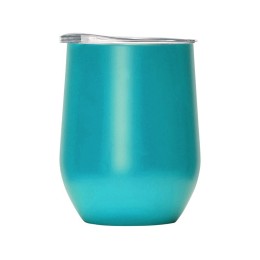 Вакуумная термокружка "Sense", непротекаемая крышка, бирюзовый