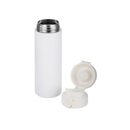 Вакуумная термокружка Waterline c кнопкой «Guard», 400 мл, белый