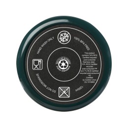 Melbourne кружка 1200 мл, сертифицированная согласно RCS, с соломинкой - Зеленый