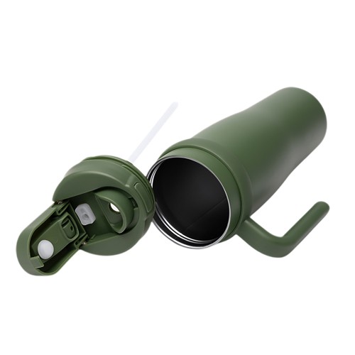 Термокружка KALAM/КАЛАМ с двойными стенками, темно-зеленый