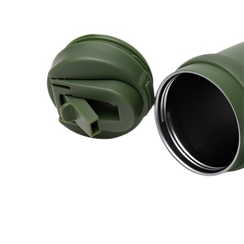 Термокружка KALAM/КАЛАМ с двойными стенками, темно-зеленый