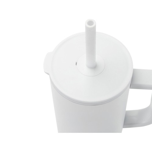 Brady термостакан с силиконовой трубочкой, 900 мл, сертифицированный согласно RCS- Белый