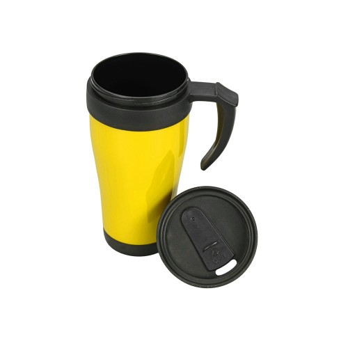 Кружка с термоизоляцией "Silence" 350мл, желтый