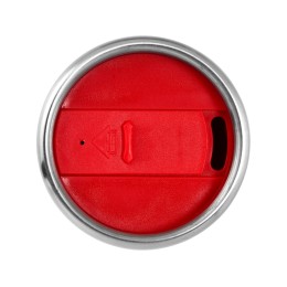 Термостакан Elwood c изоляцией, серебристый/красный