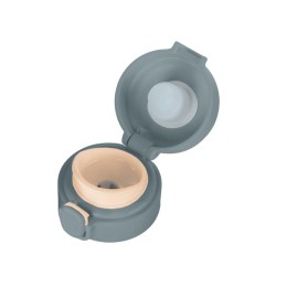 Вакуумная термокружка Waterline c кнопкой «Guard», 400 мл, тубус, антрацит