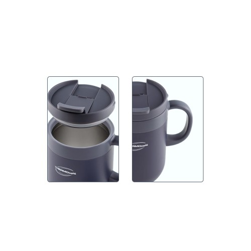 Термокружка из нерж. стали тм THERMOcafe TCCM-460SY (OGY) 0,46L