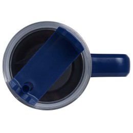 Термокружка «Крэнстон» с двойными стенками из переработанной нержавеющей стали, синий нейви