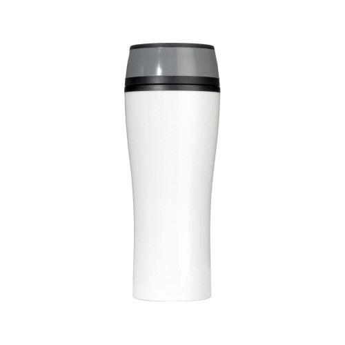 Термокружка с крышкой 360 градусов «Track», 400 мл, белый