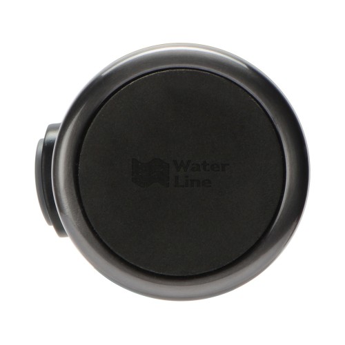 Вакуумная термокружка с кнопкой Upgrade, Waterline, тубус, матовая сталь