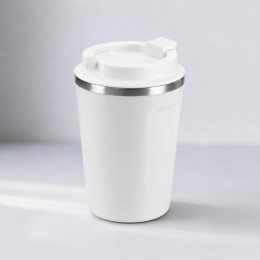 Термокружка CAFe COMPACT, 380 мл, белый