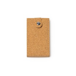 Маникюрный набор PODOX в чехле из пробки, серебристый/бежевый