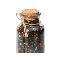 Сокочай чёрный Ананас, клубника, мята, мёд, лимон, 130 г.