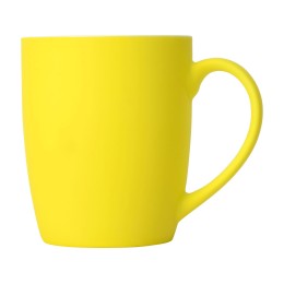 Кружка с покрытием soft-touch “Tulip Gum”, желтый (3955C) (P)