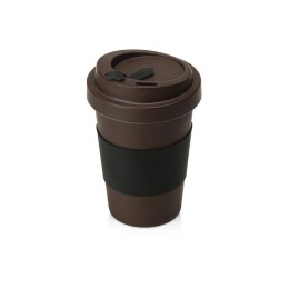 Стакан из кофе с силиконовой манжетой «Latte», коричневый (Р)