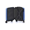 Чемодан TORBER ЛАМА, синий, ABS-пластик, 38 х 21 х 55 см, 37 л