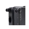 Чемодан TORBER ЛАМА, чёрный, ABS-пластик, 49 х 29,5 х 77 см, 92 л