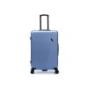 Чемодан TORBER ЛАМА, синий, ABS-пластик, 49 х 29,5 х 77 см, 92 л