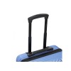 Чемодан TORBER ЛАМА, синий, ABS-пластик, 38 х 21 х 55 см, 37 л