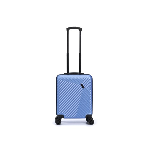 Чемодан TORBER ЛАМА, синий, ABS-пластик, 38 х 21 х 55 см, 37 л