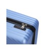 Чемодан TORBER ЛАМА, синий, ABS-пластик, 49 х 29,5 х 77 см, 92 л