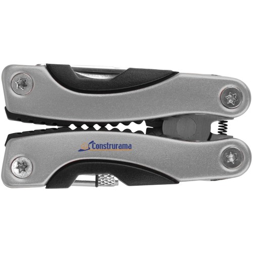 Мультитул «Amass» со светодиодным фонариком - Серебряный