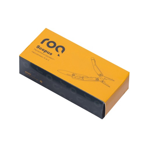 Мультитул-пассатижи Scopus 4-в-1 с двумя битами, черный (Р)